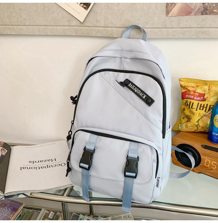 School Bag Spring Backpack New Color Mint Green Backpack for Middle and High School Students Casual Travel Couple College Students Breathable and