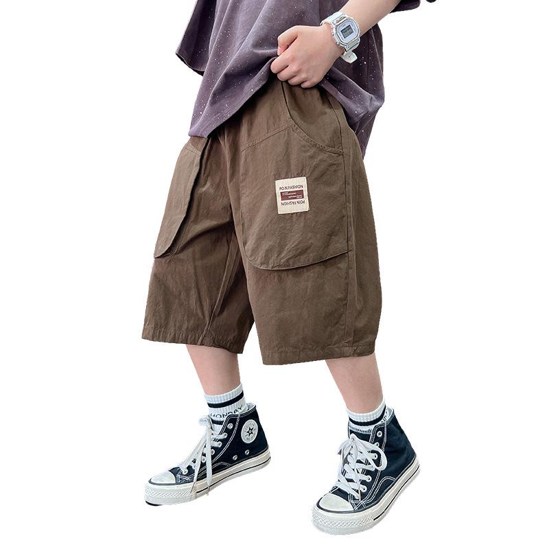 Boys' 2025 Stylish Summer Cargo Shorts - Lightweight, Comfortable Kids' Five-Point Pants