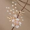 Handcrafts Floral Hairpin For Women Girl Bridal Party Prom Dresses Hair Decorative Accessories Evening Party Hair Decors