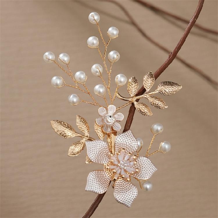 Handcrafts Floral Hairpin For Women Girl Bridal Party Prom Dresses Hair Decorative Accessories Evening Party Hair Decors