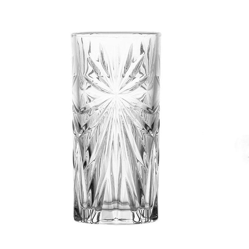 

2 Pcs of Engraved Glass Whisky and Water Cups Classic Engraved Glass Drink Cups and Two Retro Patterned Transparent Glass Cups 2pcs