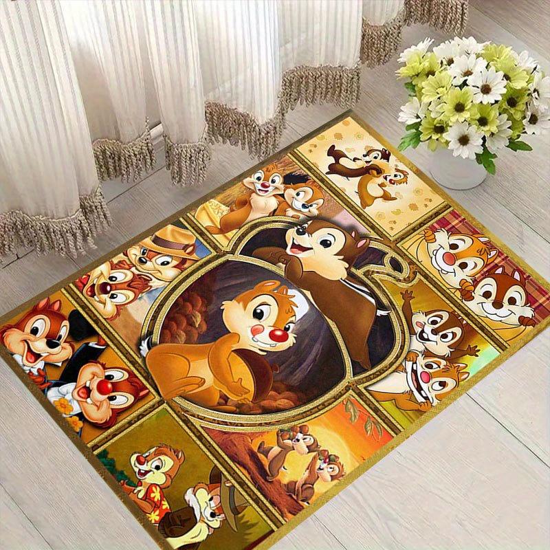 1pc Disney Cartoon Characters Pattern Carpet Area Rug Non-slip Carpet Hand Washable Floor Mat Suitable For Living Room Bedroom Home Decor Ro 60cm by 90cm