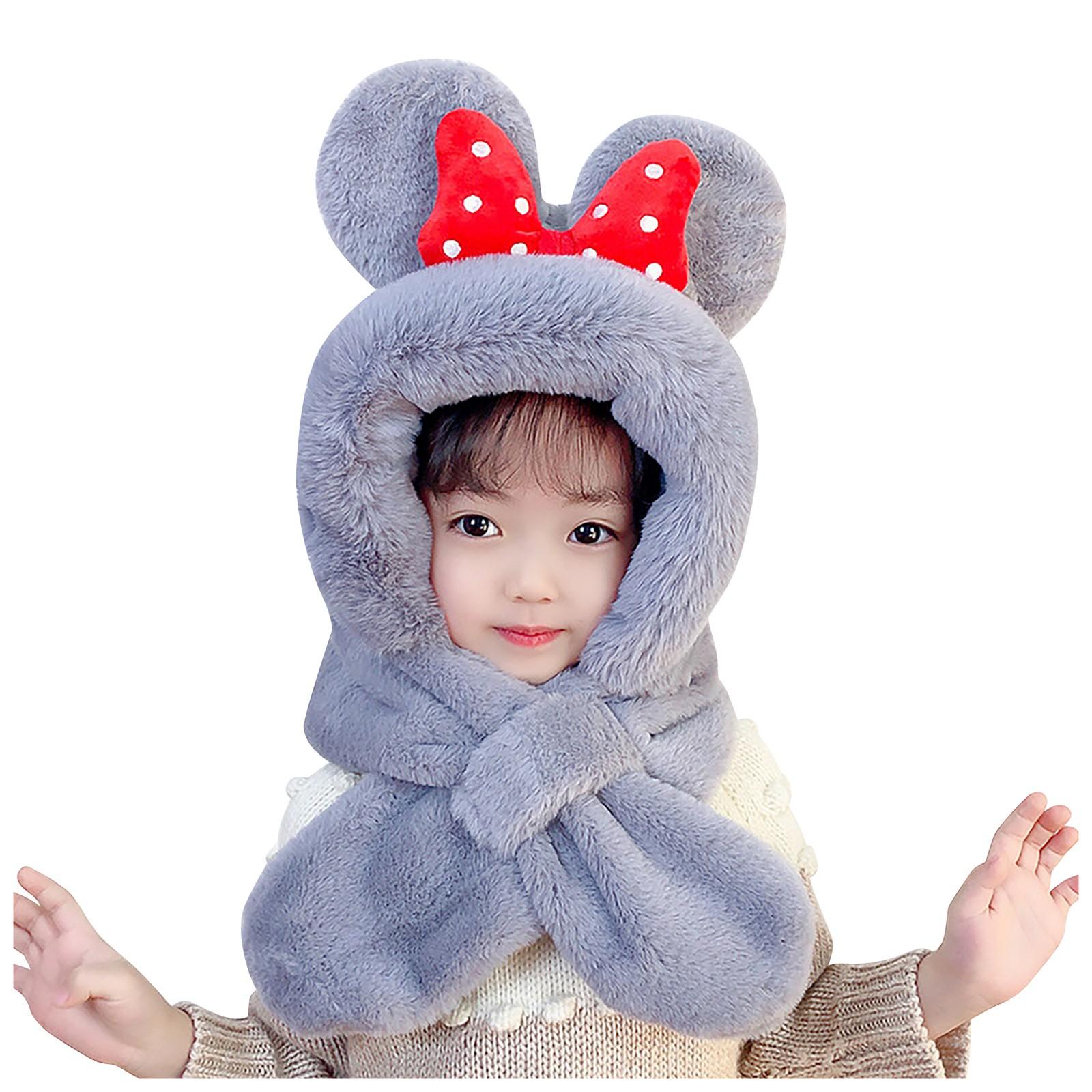 Детская плюшевая шапка — фото 5