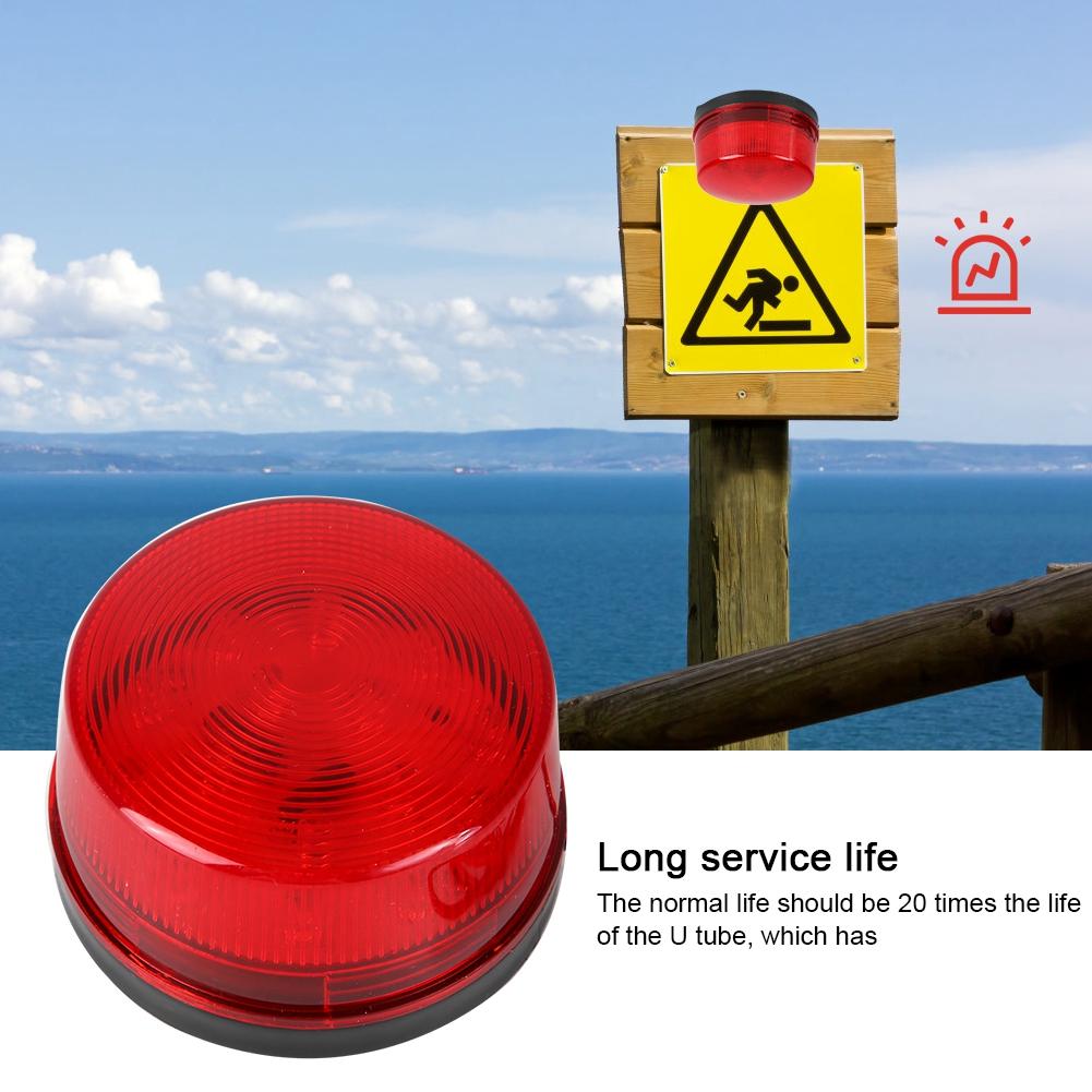 High Brightness 15 LEDs Emergency Strobe Safety Traffic Warning Signal Flashing Light(24V)