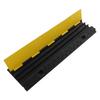 Cable Protector Ramp 1 Meter 3 Channel Driveway Cord Cover Rubber Traffic Speed Bump for Indoor