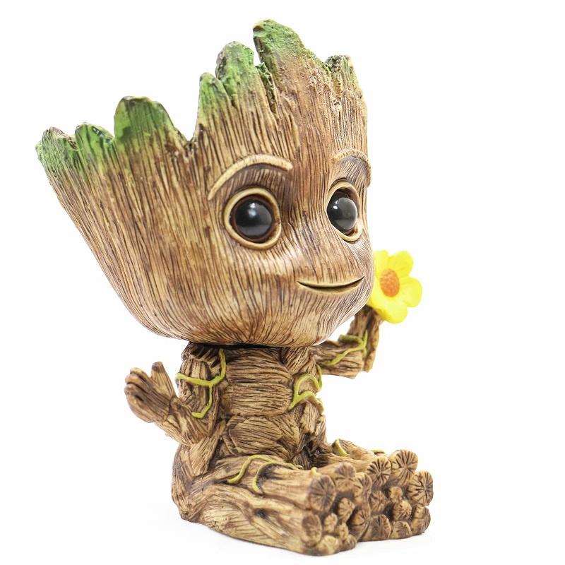 Adorable Guardians Of The Galaxy Baby Groot Tree Man Figure Flowerpot Penpot Kid Toy For Every Fan