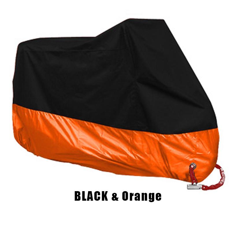 Motorcycle Cover Waterproof Outdoor Cover UV Protection All Season Dustproof Motorbike Scooter Cover M L XL 2XL 3XL 4XL 190T