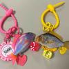 Artistic Ocean Theme Keychain with Glittering Details Functional Strap Gift Packaging for Children and Gift Enthusiasts
