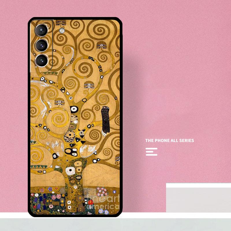 Kiss by Gustav Klimt Phone Case For Samsung Galaxy S24 S26 Ultra S20 S21 S22 S23 S25 Plus S10 S25 FE Cover Coque