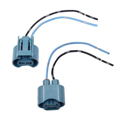 9005 HB3 Headlight Female Adapter Socket for Wire Harness Headlight Fog Lamp (Set of 2)