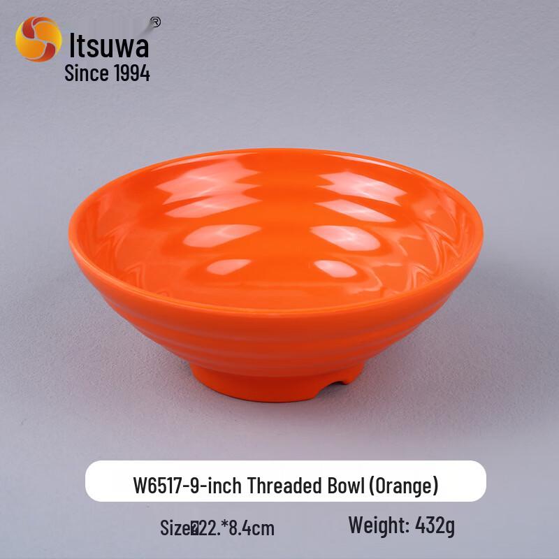 WUHE Ribbed Melamine Noodle Bowl
