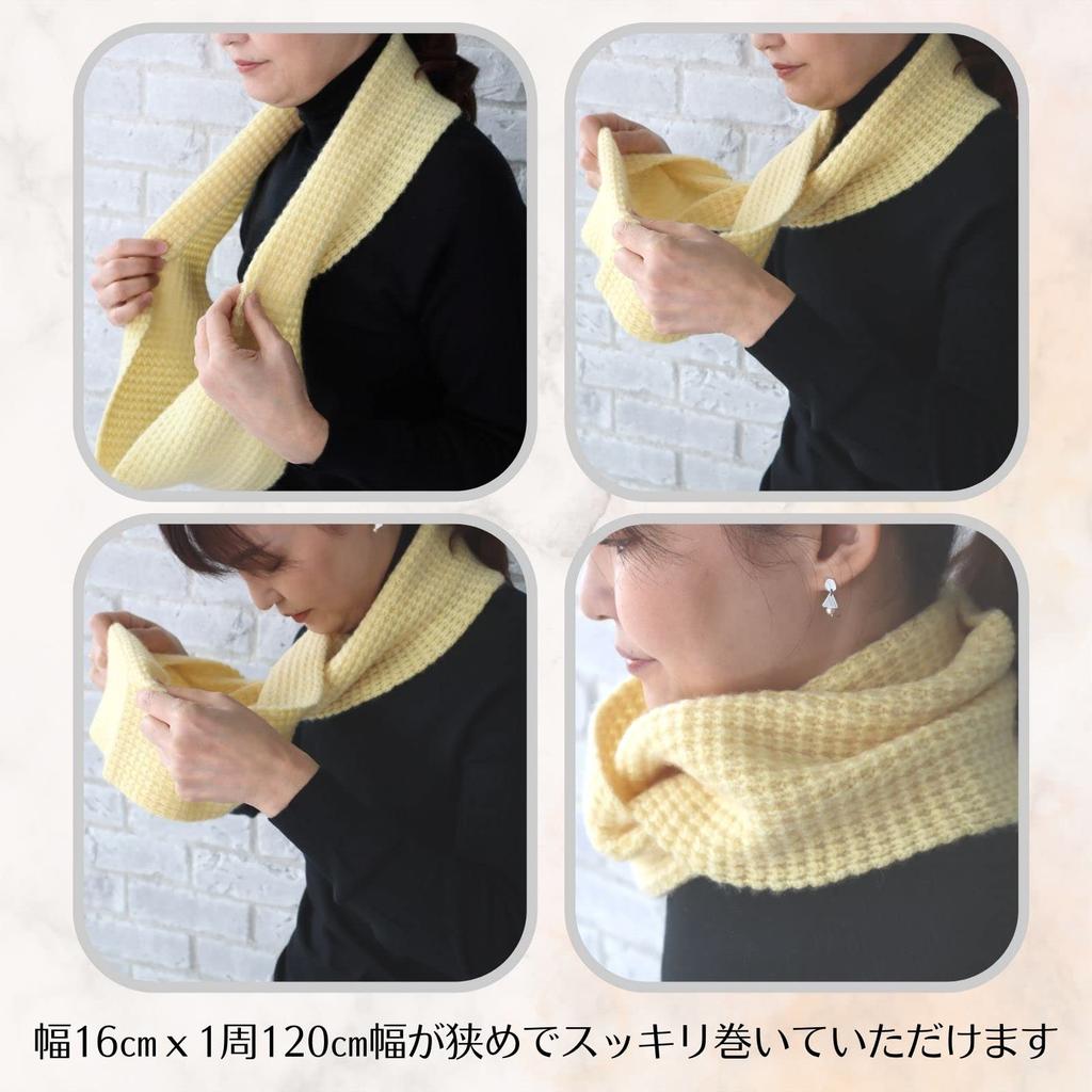 Cashmere Warmer for Men and Waffle Solid Perfect Air Fluffy I.P.P. 100% Snood/Neck Women, Knit, Color, Gift, I.P.P. (Camel)