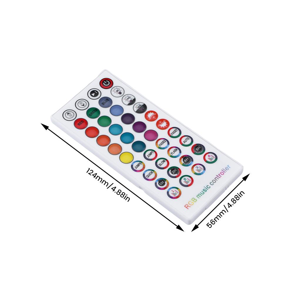 40 Keys LED Strip Dimmer Controller Intelligent App Voice Control Bluetooth Music Colour Dimmer Controller Double Head