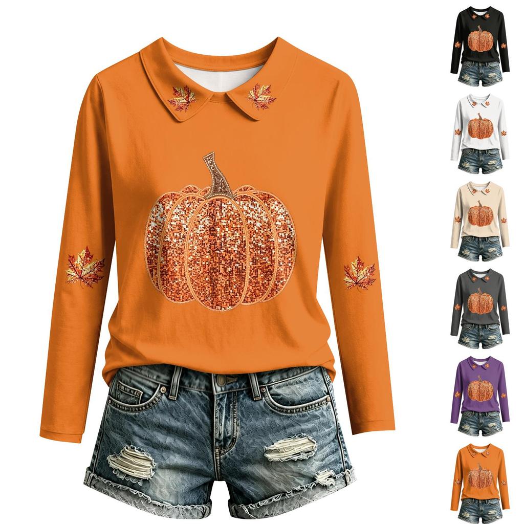 Top Casual da Donna a Manica Lunga con Scollo 2026 - Moda per l'Uso Quotidiano
