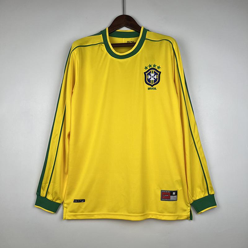 Vintage Brazil national team jersey No. 10 Neymar No. 11 Romario No. 9 Ronaldo football jersey