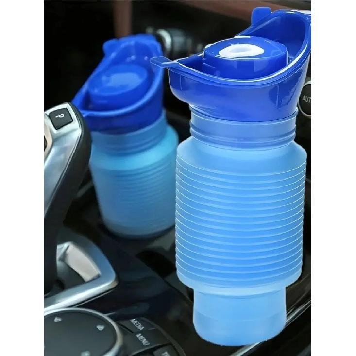 1pc 750ML Portable Emergency Urinal URINE BAG for Adults Travelers Mini Outdoor Shrinkable Urine Bottle Car Camping