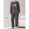 Warmer Flanell, Herren Loungewear Set (Top & Hosen)
