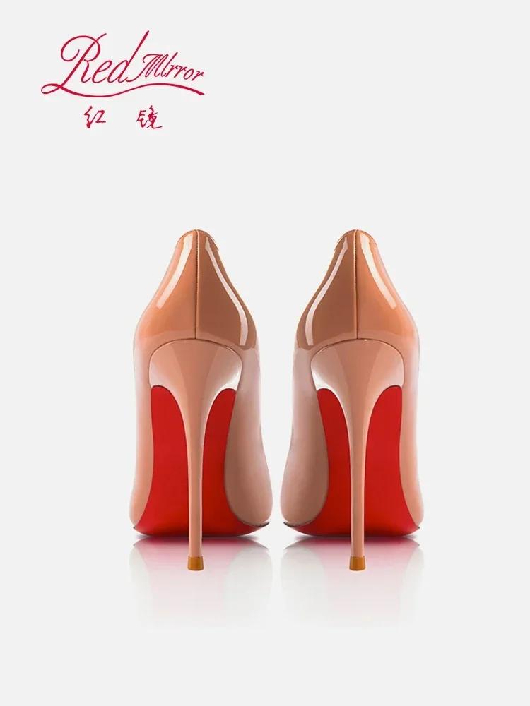 Fashion 2025 New Naked High Heels Women's Fine Single Shoes Fashionable, Comfortable, Versatile, and Elegant Women's Shoes 33-46