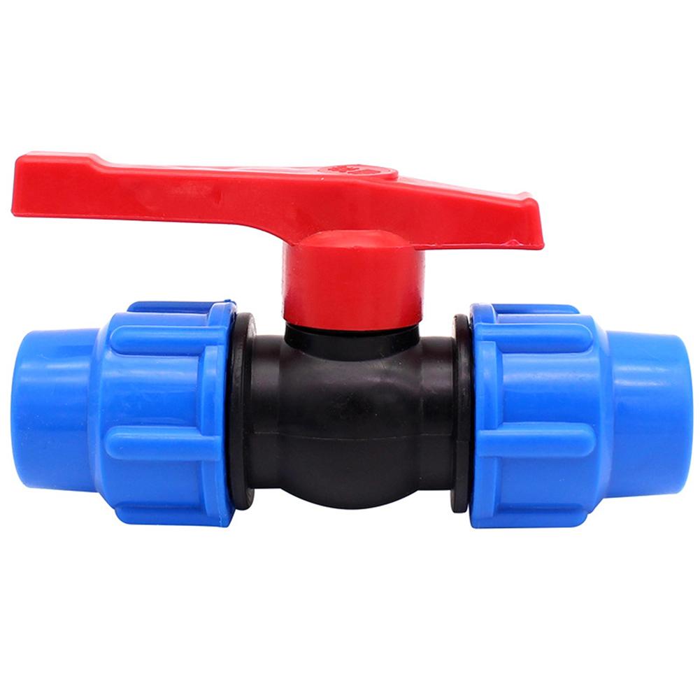 PE Pipe Ball Valve Fitting with External Thread Interchangeable Handle High Pressure Resistance 20mm/25mm/32mm