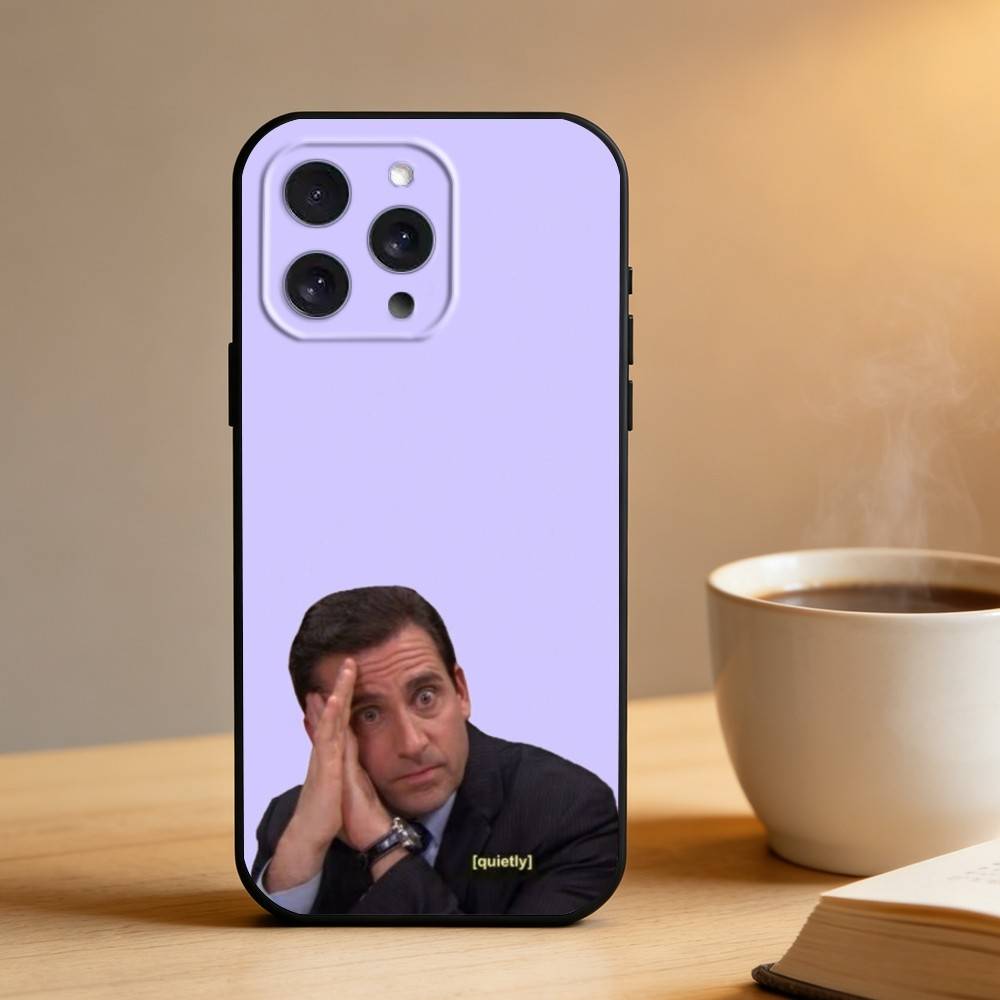Die O-Offices Heißeste TV-Show Handyhülle Für iPhone 16,15,14,13,12,17,Pro Max,Plus Silikon Schwarze Hülle
