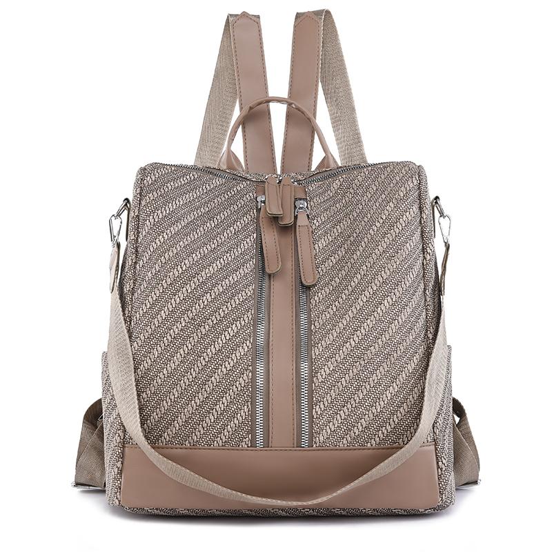 

Solid Color Ladies Backpack Luxury Designer High Quality PU Leather Ladies Shoulder Bag 2026 New Women s Anti-theft Backpack Sac