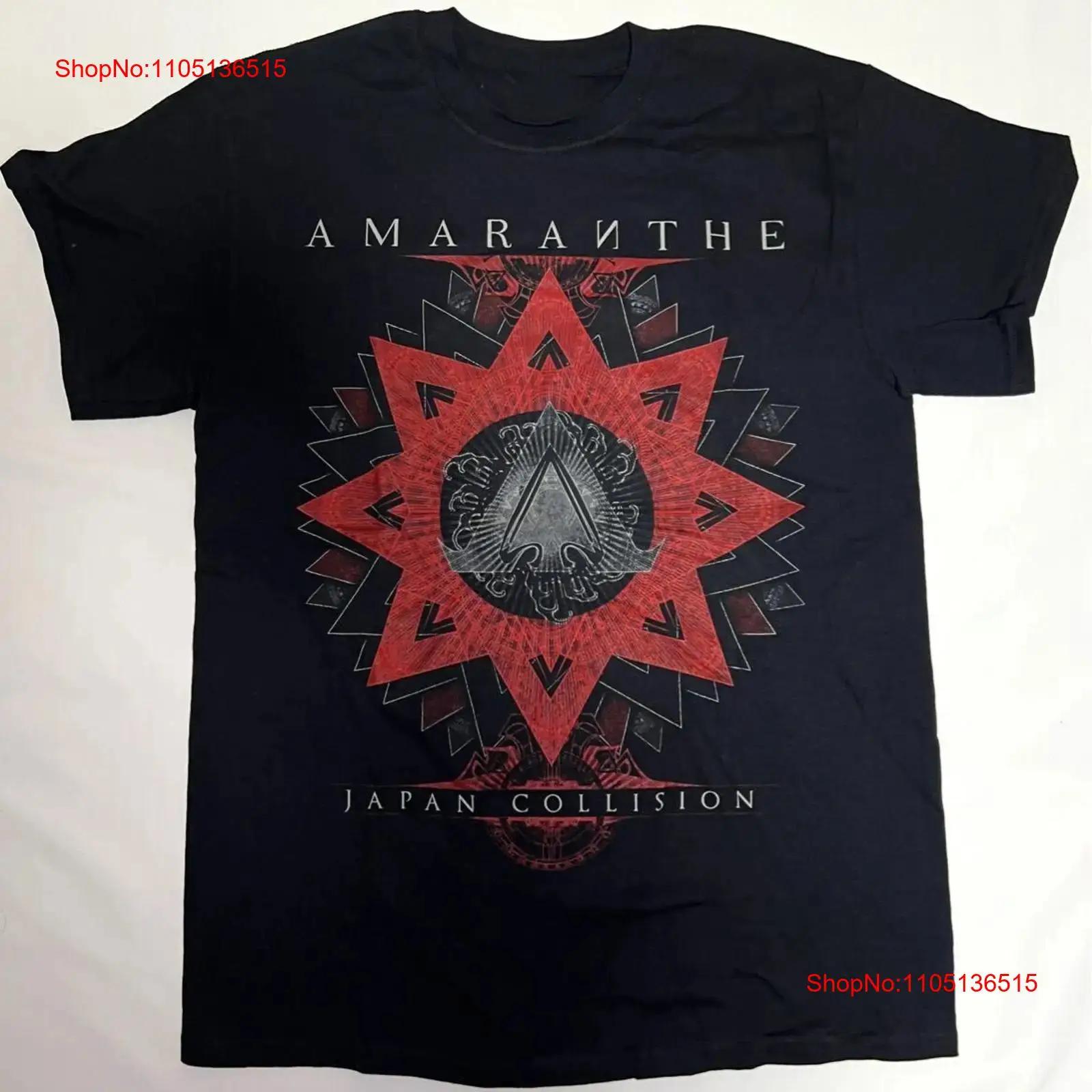

Tokyo Japan 2016 Amaranthe Band T Shirt Classic Black S 5XL 1G0139 vintage Washed streetwear homme Versatile Soft fashion S разноцветный