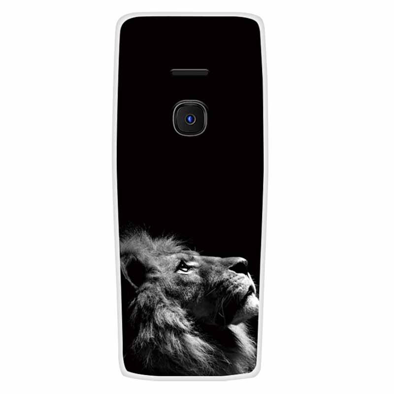 For Nokia 8210 4G Case Soft Silicone Space Landscape Covers for Nokia 6300 4G Cases Colorful Bumpers Cat Phone Protective Bags