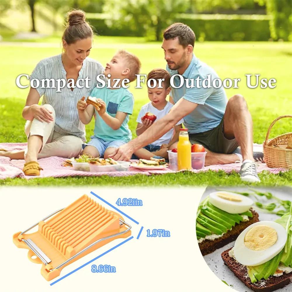 Poultry Luncheon Meat 304 Reinforced Stainless Steel Boiled Egg Fruit Soft Cheese Slicer Spam Cutter Kitchen Tools TLY007