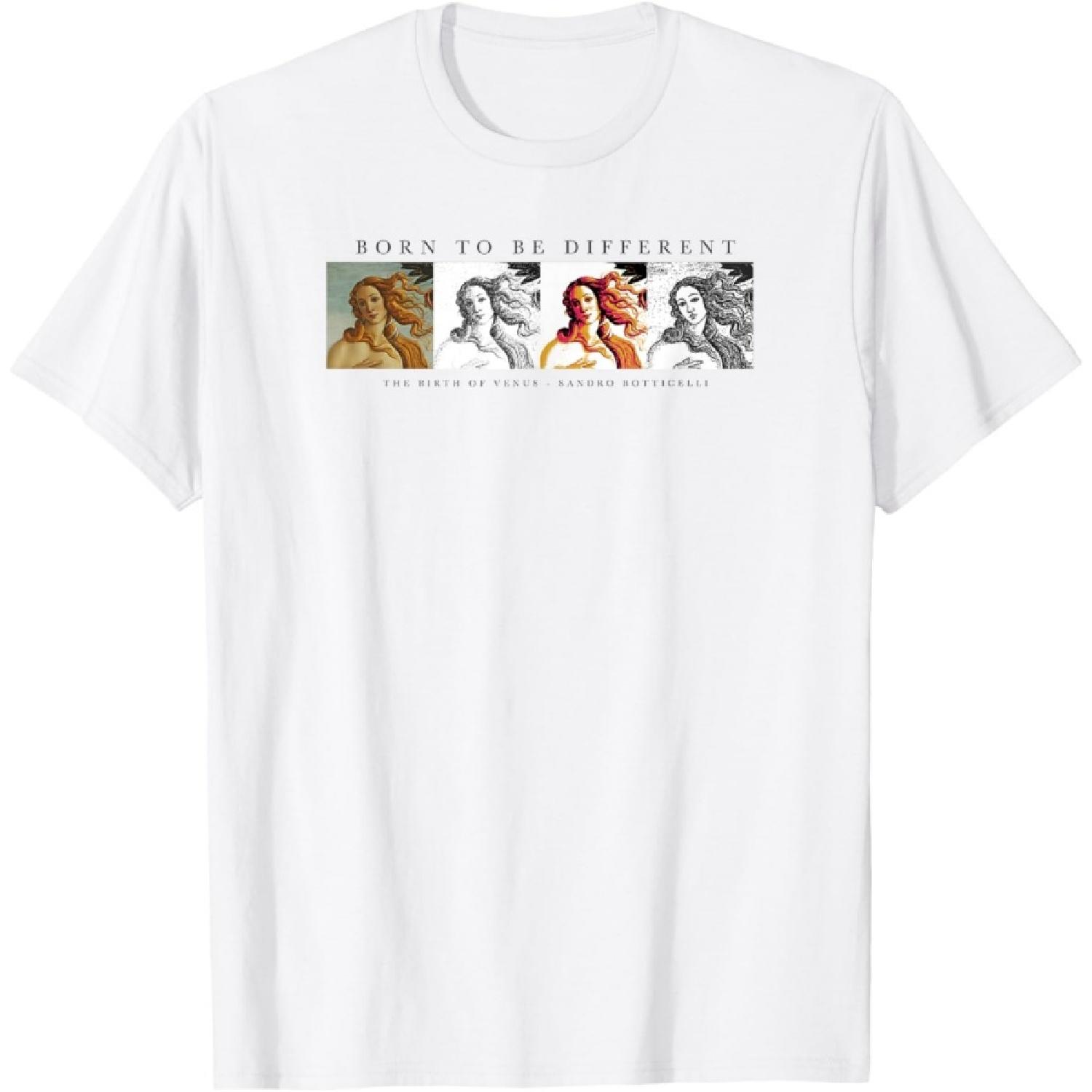 Born To Be Different The Birth of Venus Panels T-Shirt S