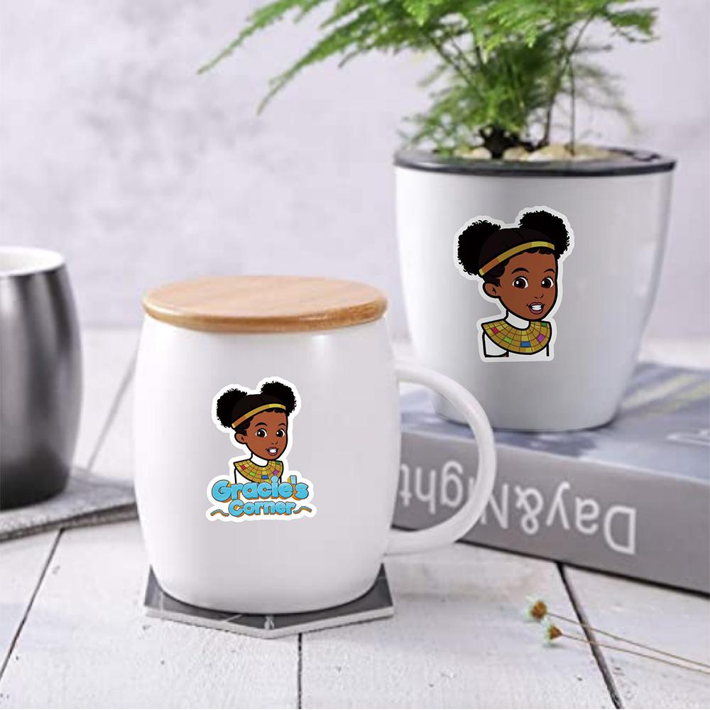 Gracie's Corner Vinyl Stickers for Scrapbook Cup Notebook Bike Skateboard Guitar