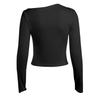 New INS Autumn/Winter Solid Color Asymmetrical Ruched Long Sleeve Slimming T-shirt Base Layer