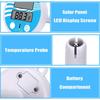 Drahtloses Solar-Digitalthermometer Kunststoff-Wasserthermometer Für Außen Innen Schwimmen