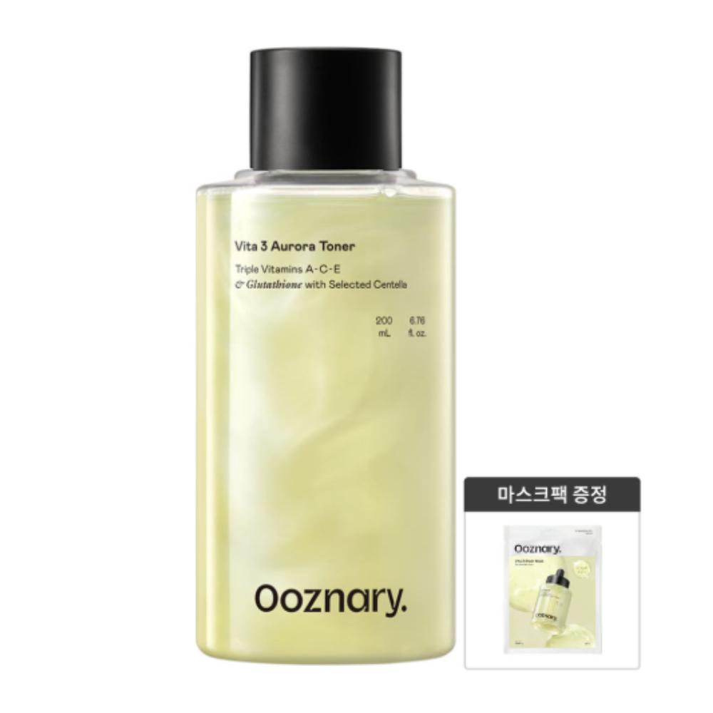 Ooznary Vita 3 Aurora Toner 200ml - Brightening & Radiance Vitamin Toner