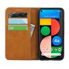 Applicable To Google Pixel 8Pro Mobile Phone Case pixel6Pro Calf Pattern Color Matching Strong Magnetic Card Flip Leather Case