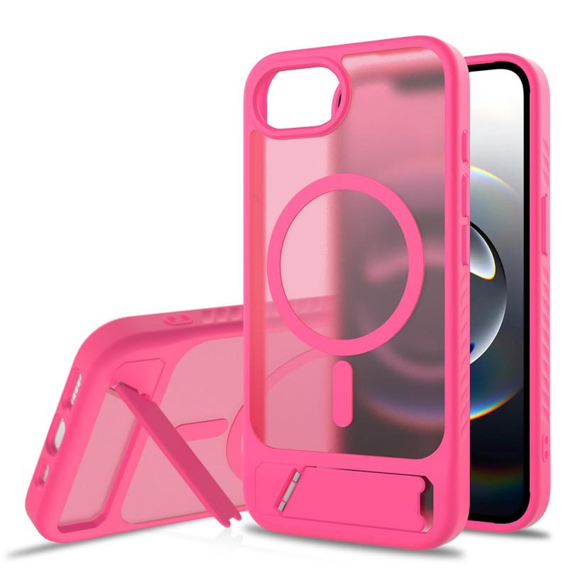 Suitable Black 16 Bracket Phone Case Two-in-one 15pro Max Drop Resistance Magnetic Protective Cover