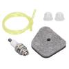 Aluminiumlegierung Zündkerze Luftfilter Kraftstoffleitung Primerbirne Kit für Stihl FS90 FS100 FS110 FS130