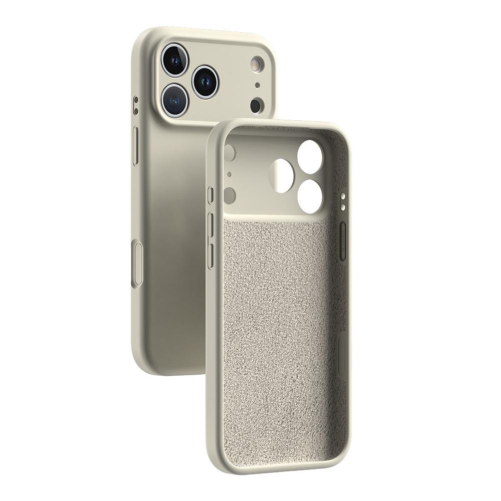 Applicable to iPhone17Pro liquid silicone mobile phone case Apple 17air magnetic suction integrated camera button case