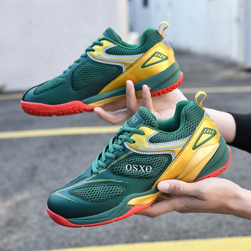 Badminton shoes men's and women's casual table tennis shoes new breathable cushioning competition training tennis shoes