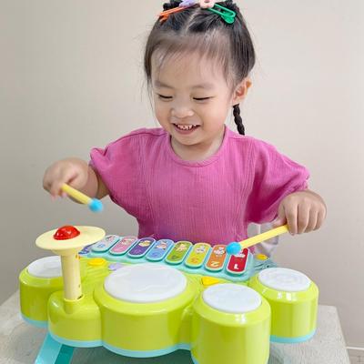 Piano Xylophone Drum Set Toy Electronic Keyboard Learning 3 In 1 Musical