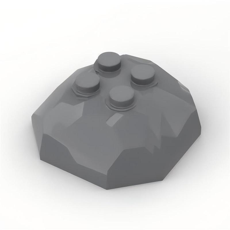 50g 4x4 Rock Ore Lower Half Building Blocks, Part 30293 Compatible Standard