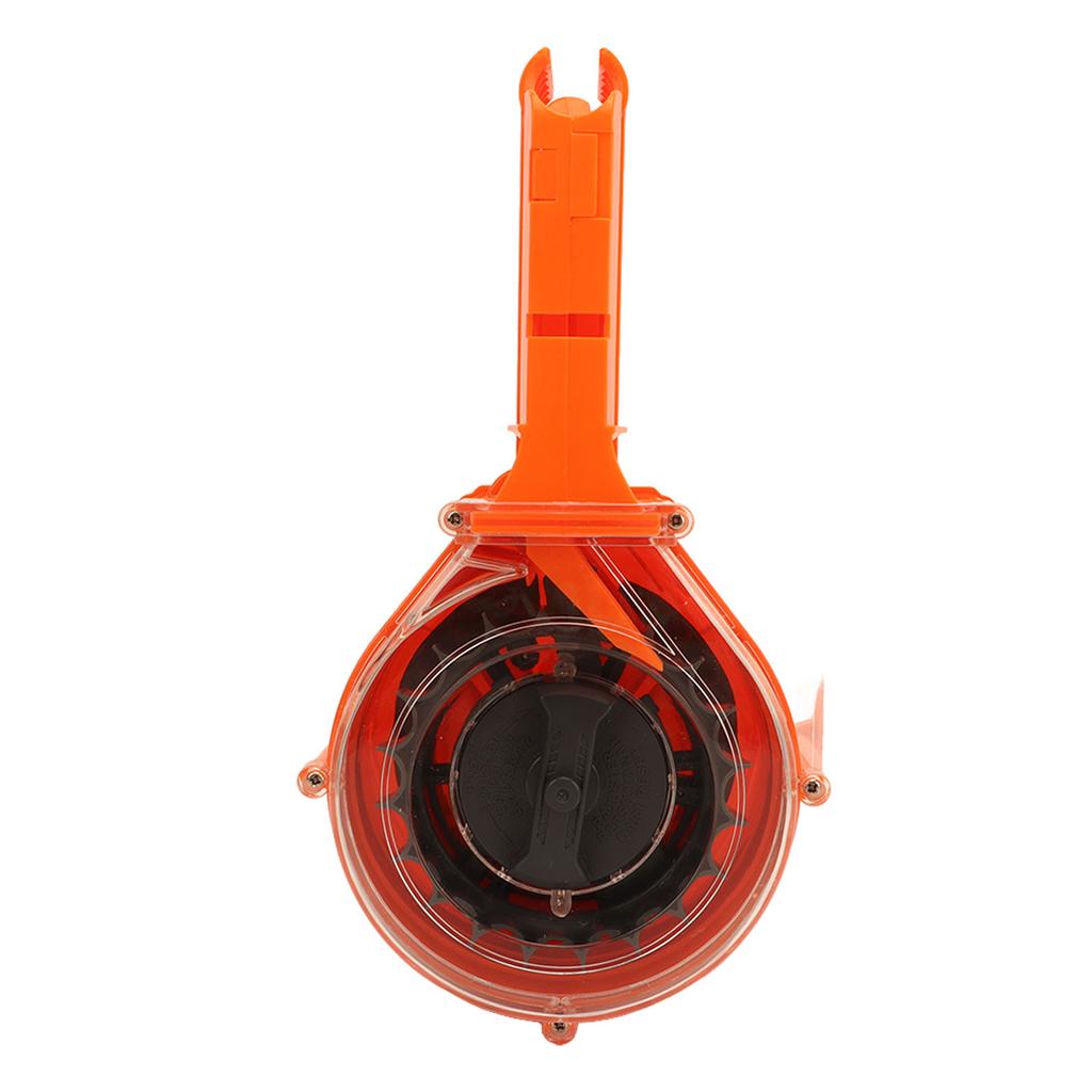 Toy Dart Clip Magazine 25 EVA Foam Soft Darts Plastic Round Drum Magazine for Shooting Game Orange