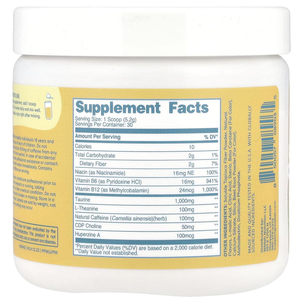 Wellah Perfect Pick Me Up, Peach Mango, 156g (5.6oz)