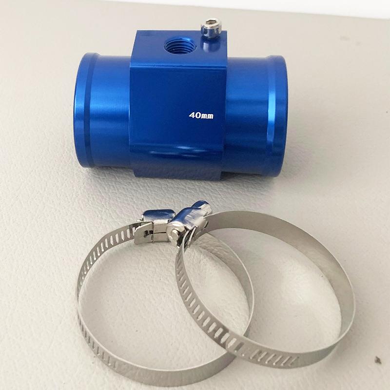 Water Temp Gauge Radiator Sensor Joint Pipe Hose Water Temperature Adapter Aluminium Alloy For Car Truck Motorcycle Size 18-40mm