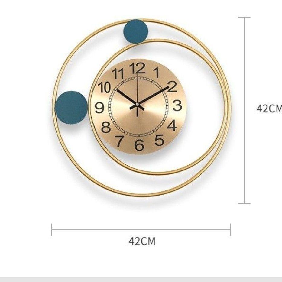 

Silent European Style Modern Minimalist Wall Clock 42X42cm Fashion Wall Decoration For Home Living Room Bedroom