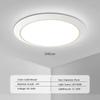 Modern Minimalist LED Ceiling Light Acrylic Round Lamp Aisle Decor Corridor Bathroom Balcony Bedroom Luminaire Indoor Decoration