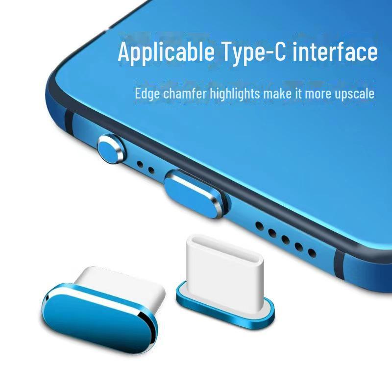 Silicone Type-C Charging Port Dust Plug for Mobile Phones