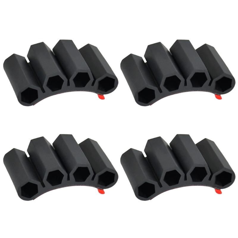 Universal Drill Bit Holder Clip Organizers for 1/4Inch Bit And Hexadecimal Socket For Power Tool Adhesive Mount