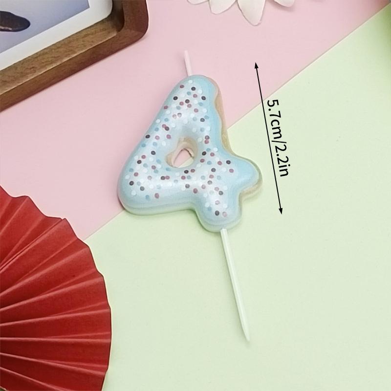 Kawaii Number Candles Digital Candle Cute Paw Top of the Cake Cute Cake Toppers Birthday Party Decoration Baby Shower Supplies