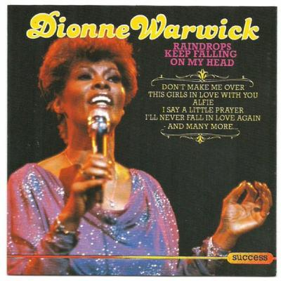 CD DIONNE WARWICK - Raindrops Keep Falling On My Head 2100CD Success 1989 Europe Soul/Funk Used