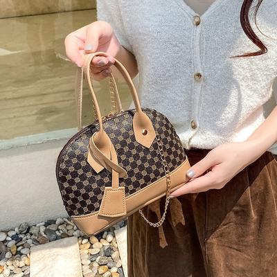 Elegant Printed Shoulder Women's Bag, Simple and Elegant Retro Trend Messenger Handbag